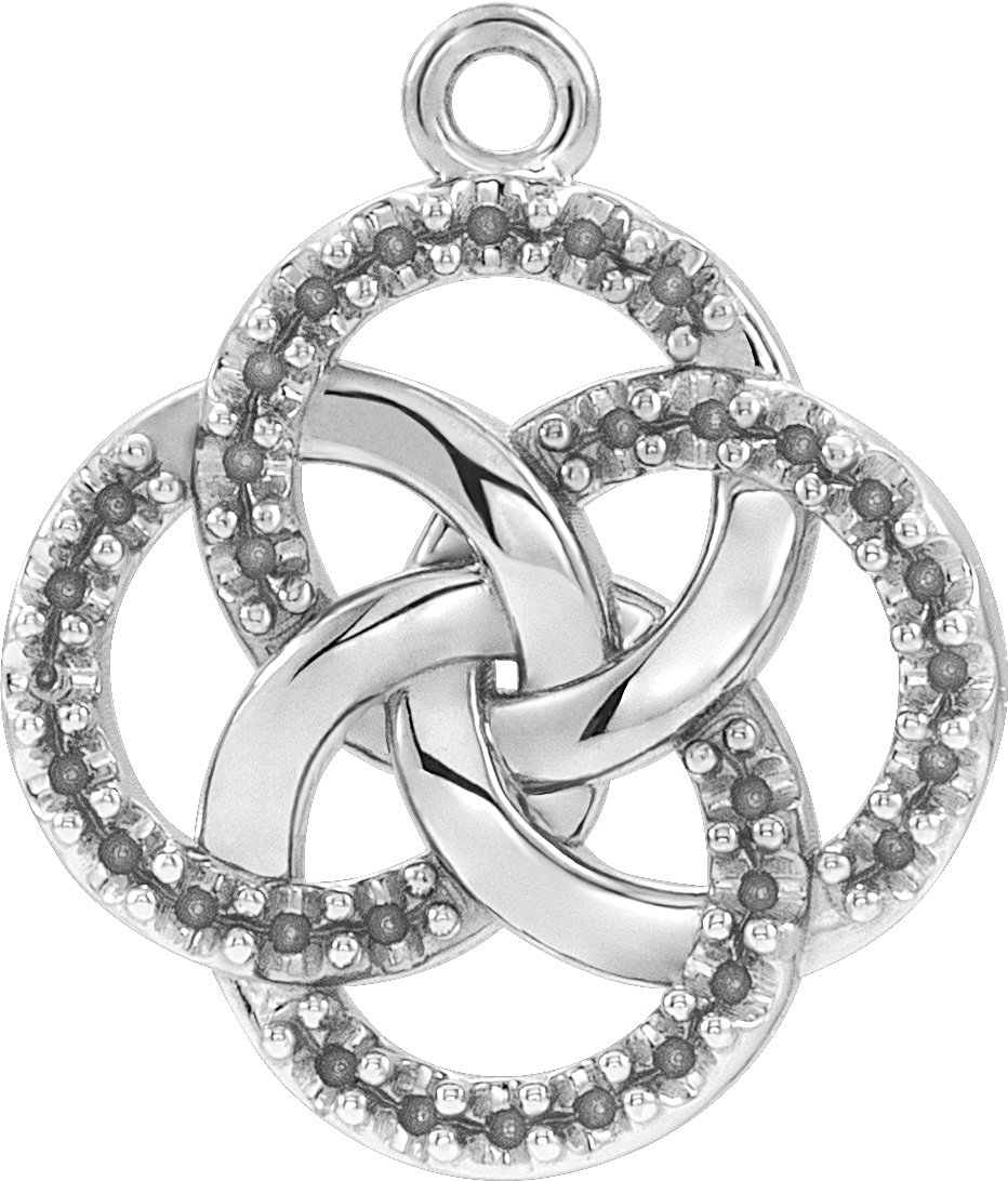 Five-Fold Celtic Necklace or Pendant