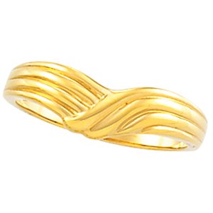 14K White Freeform Ring