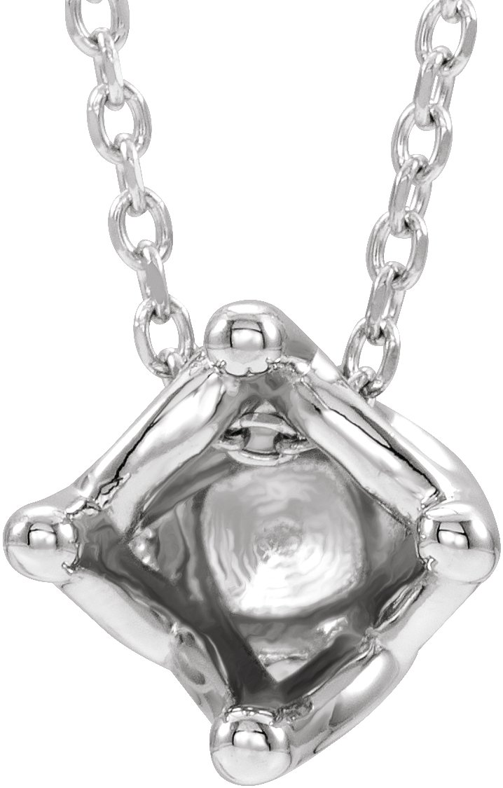Solitaire Necklace or Slide Pendant