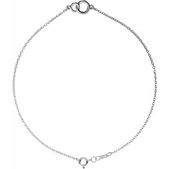 Sterling Silver Interlocking Circle Bracelet Ref 15697157