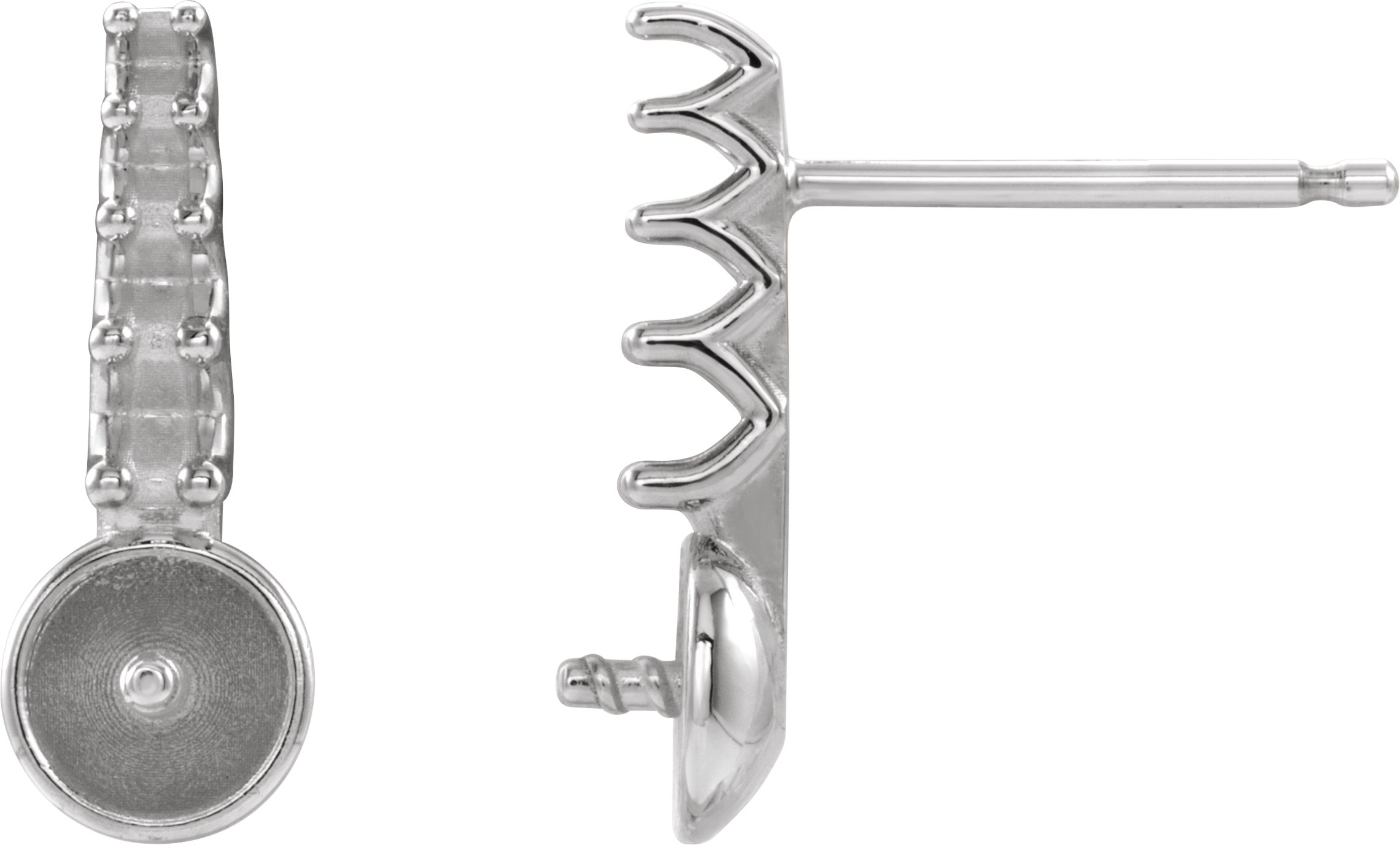 Pearl Bar Earrings