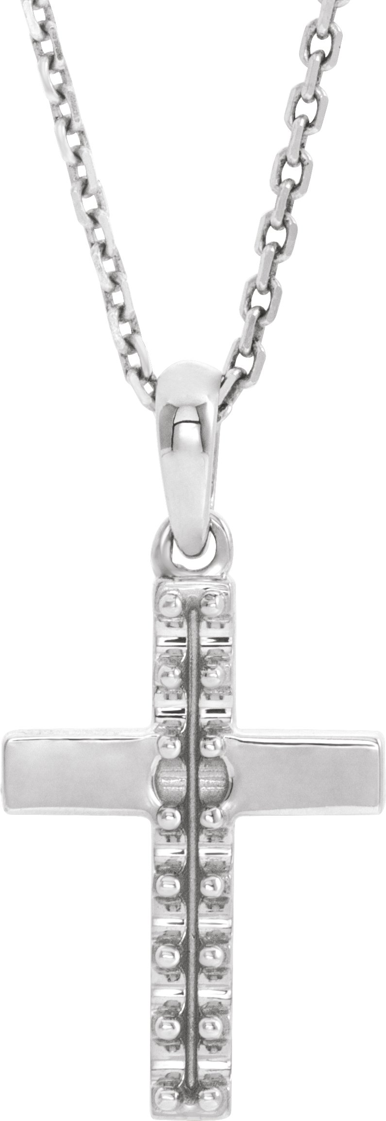 Accented Cross Necklace or Pendant