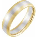 Half Round Bands with Satin Finish