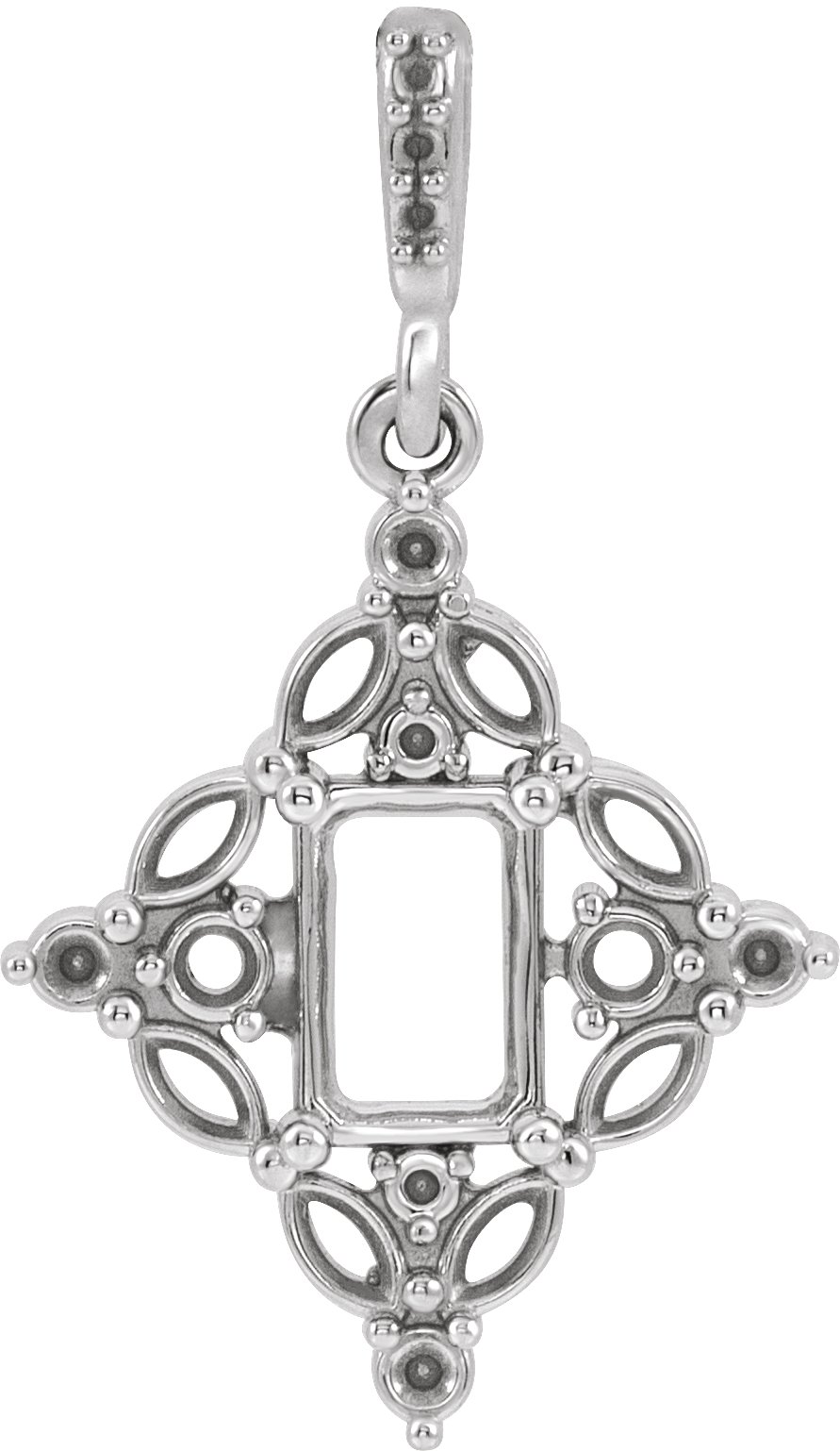 Halo-Style Necklace or Pendant