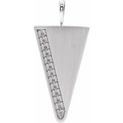 Men's Triangle Necklace or Pendant