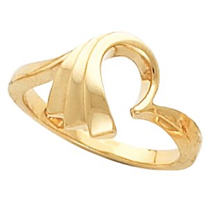 14K Yellow Freeform Remount Ring