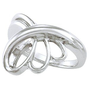 Sterling Silver Metal Fashion Ring