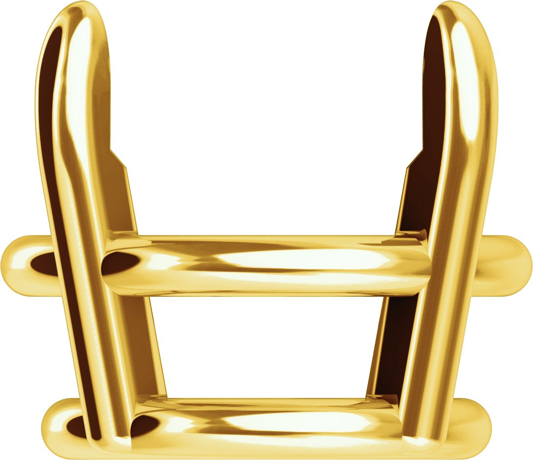 Pre-Notched Claw-Prong Basket Setting