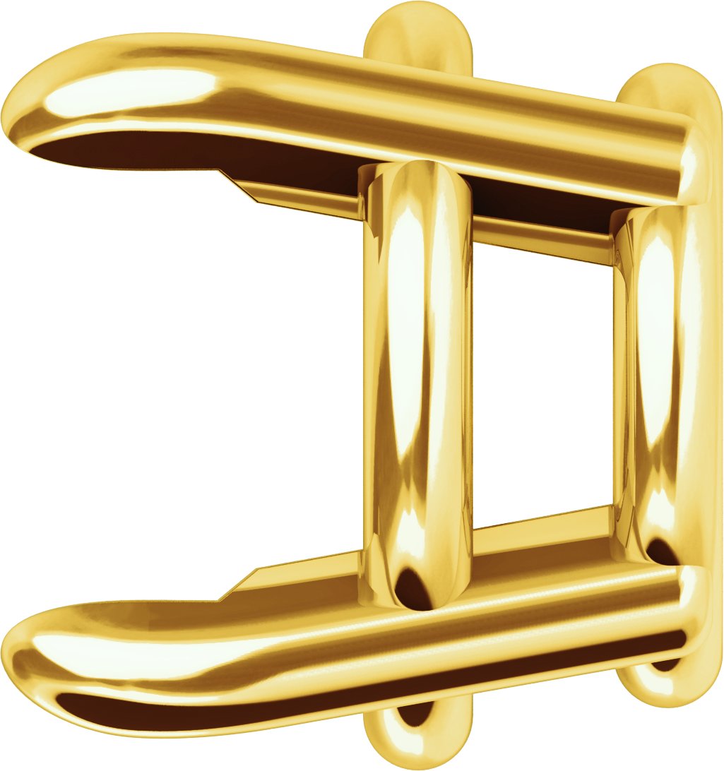 Pre-Notched Claw-Prong Earring Setting