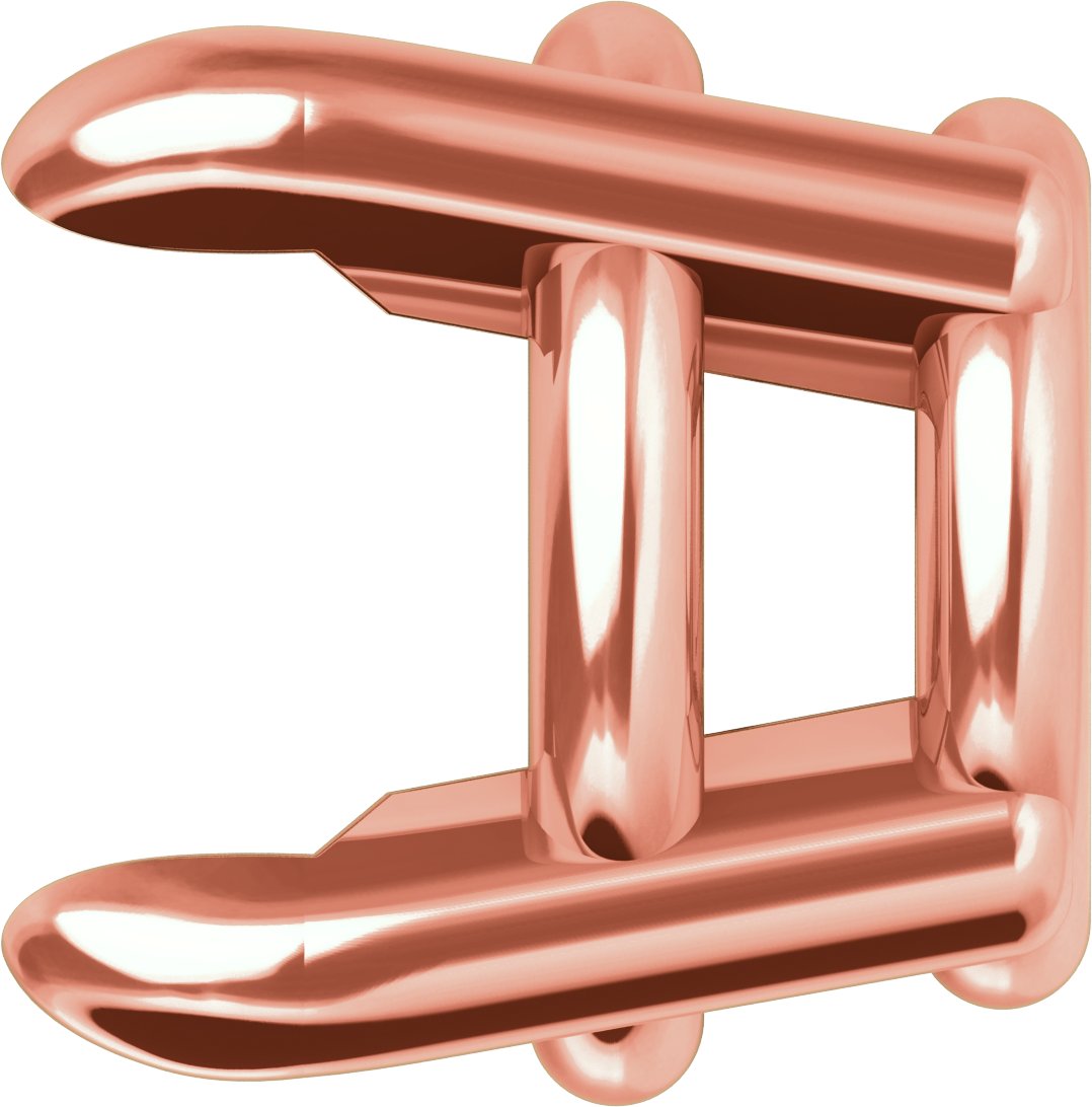 Pre-Notched Claw-Prong Earring Setting