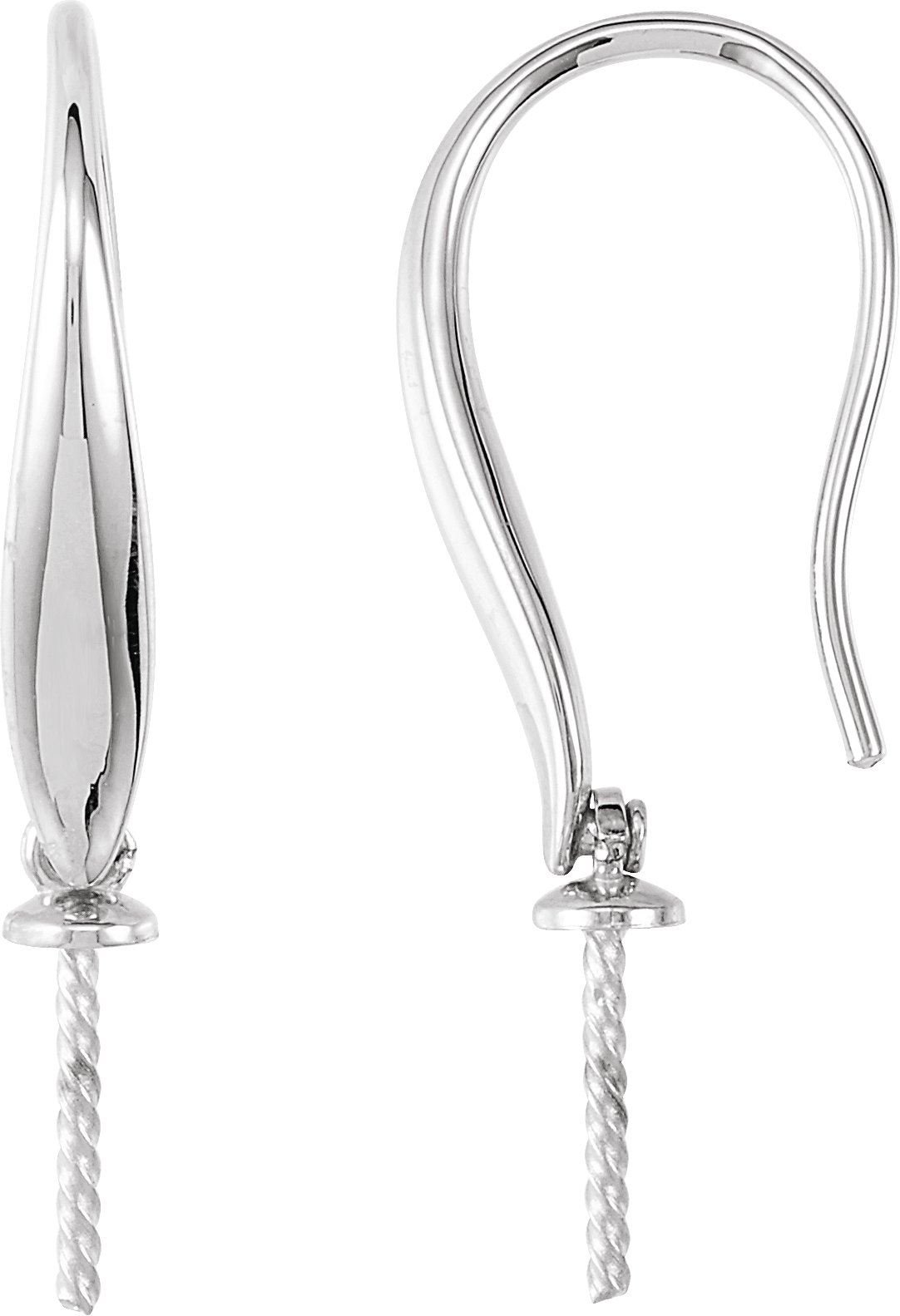 Bishop Hook Pearl Earrings