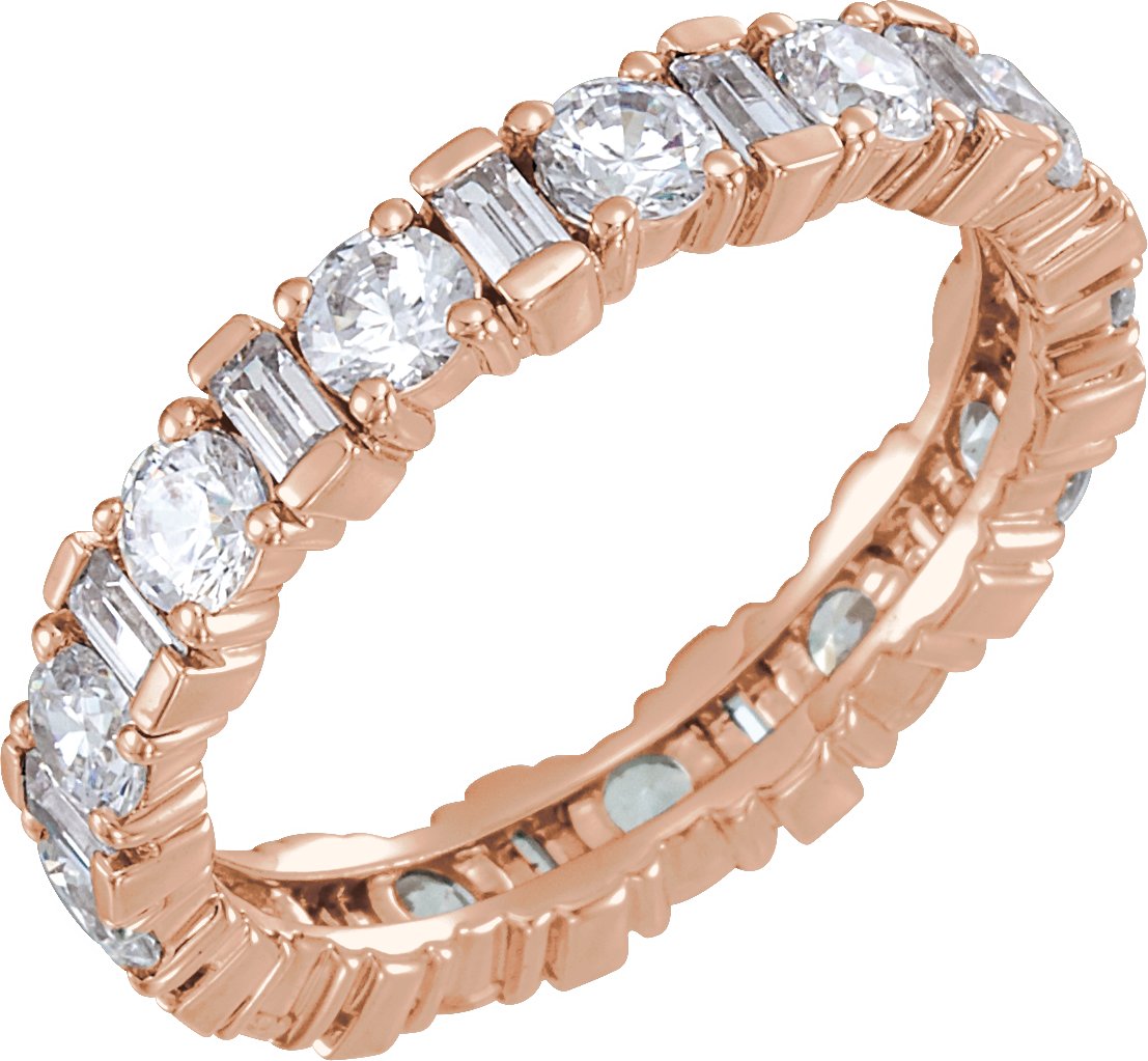 14K Rose 2.167 CTW Diamond Eternity Band Ref 13308789