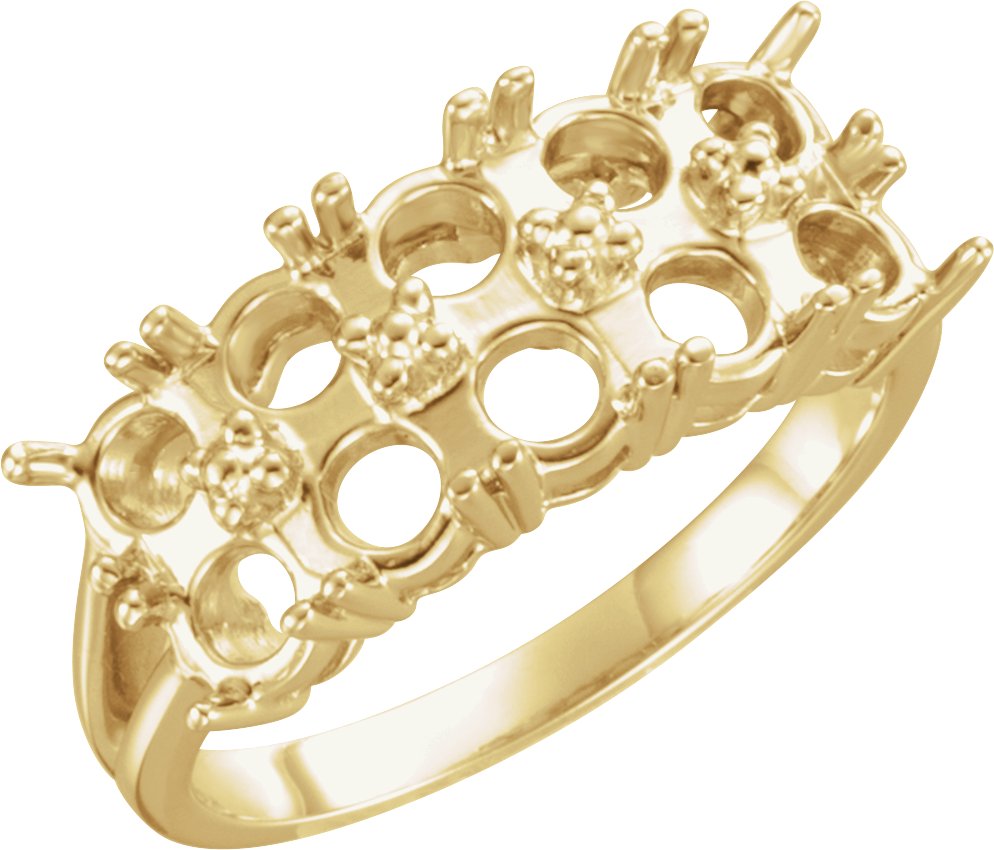Double Row Anniversary Band