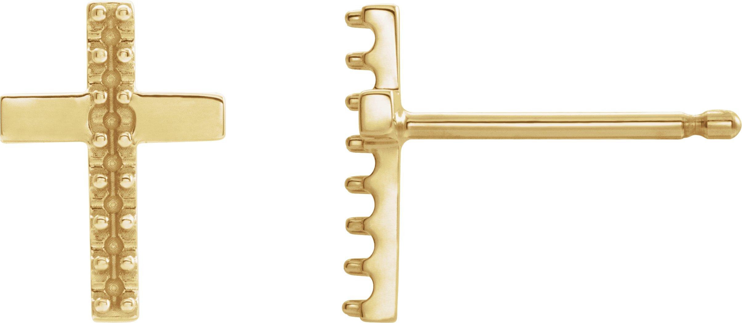 Accented Cross Earrings