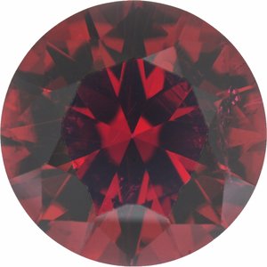 Round Natural Red Tourmaline (Notable Gems)
