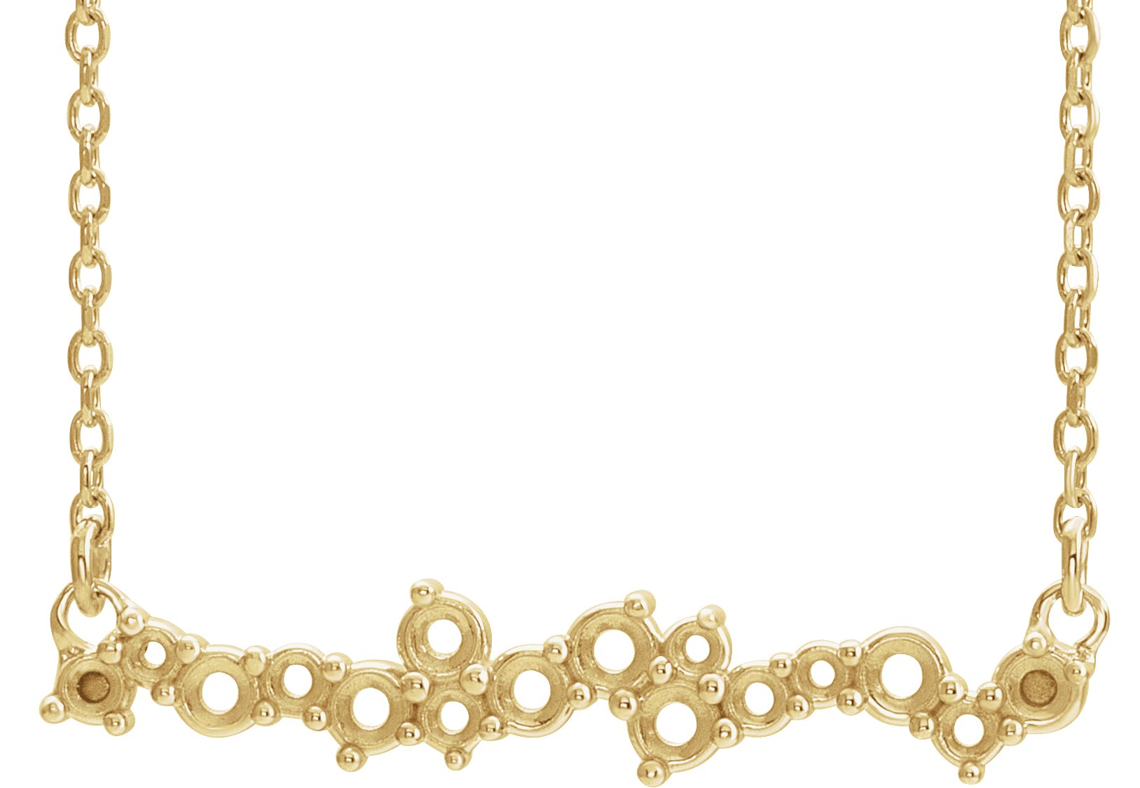 Scattered Bar Necklace or Center