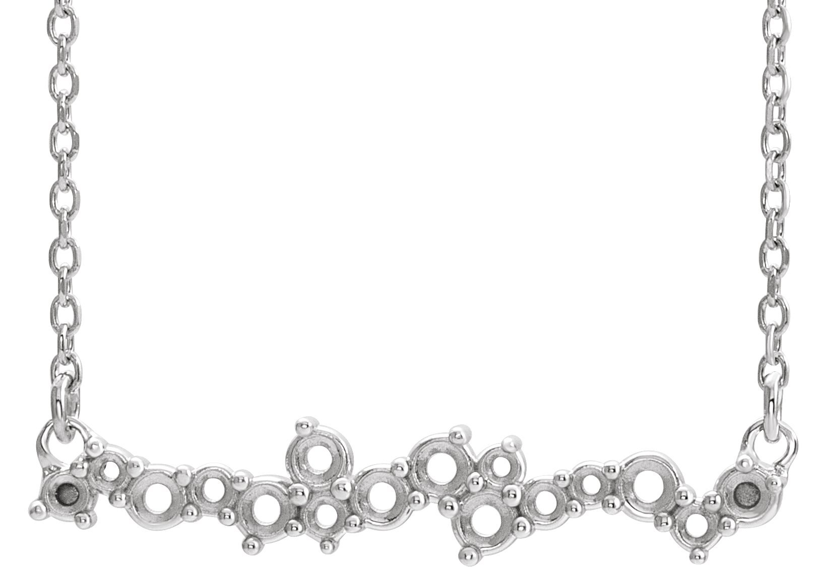Scattered Bar Necklace or Center
