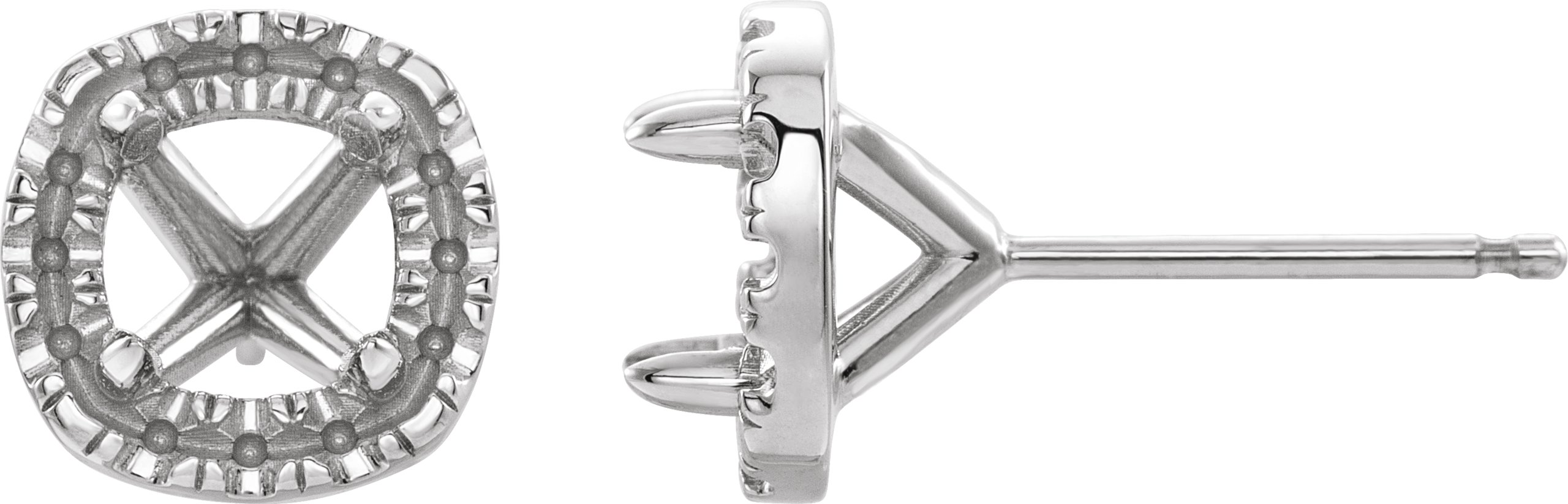 Cocktail-Style Halo-Style Earrings