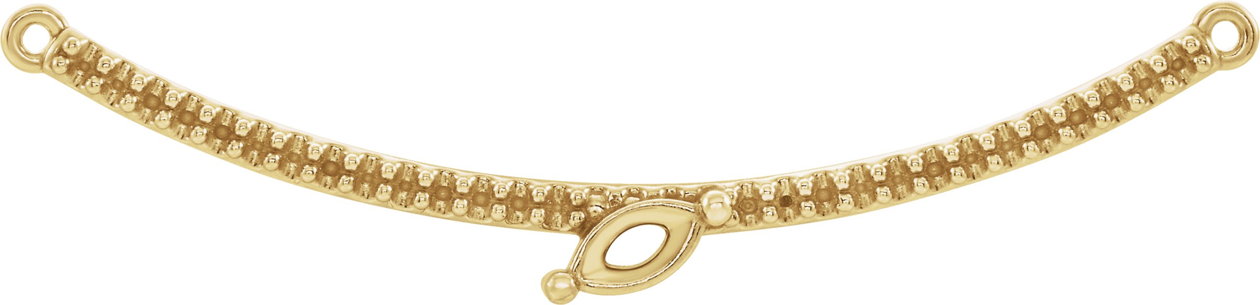 Family Curved Bar Necklace or Center