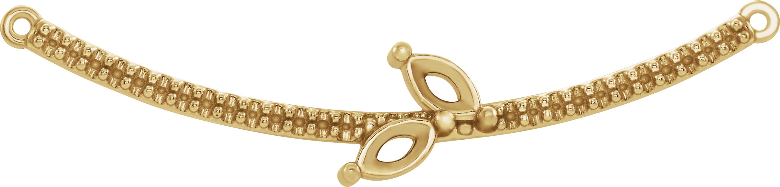 Family Curved Bar Necklace or Center