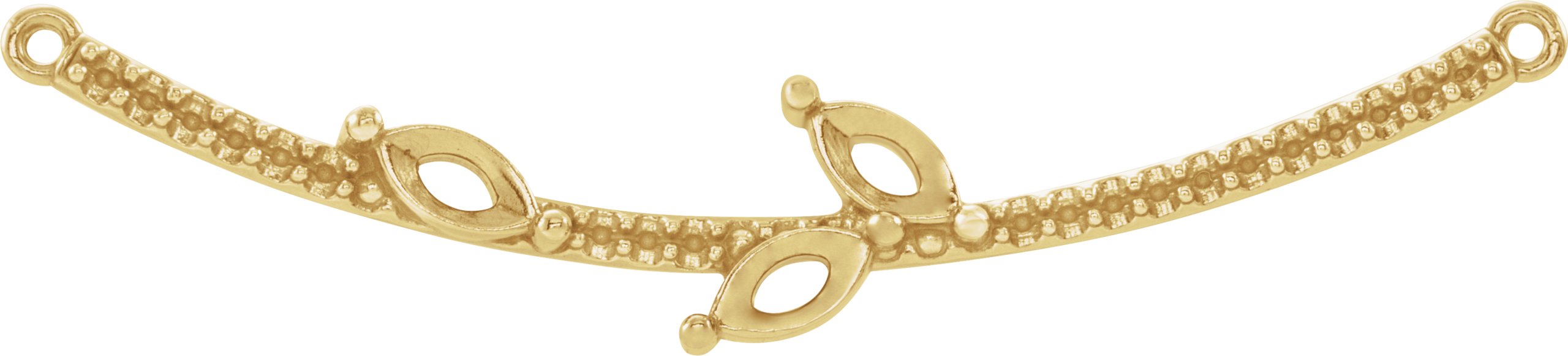 Family Curved Bar Necklace or Center