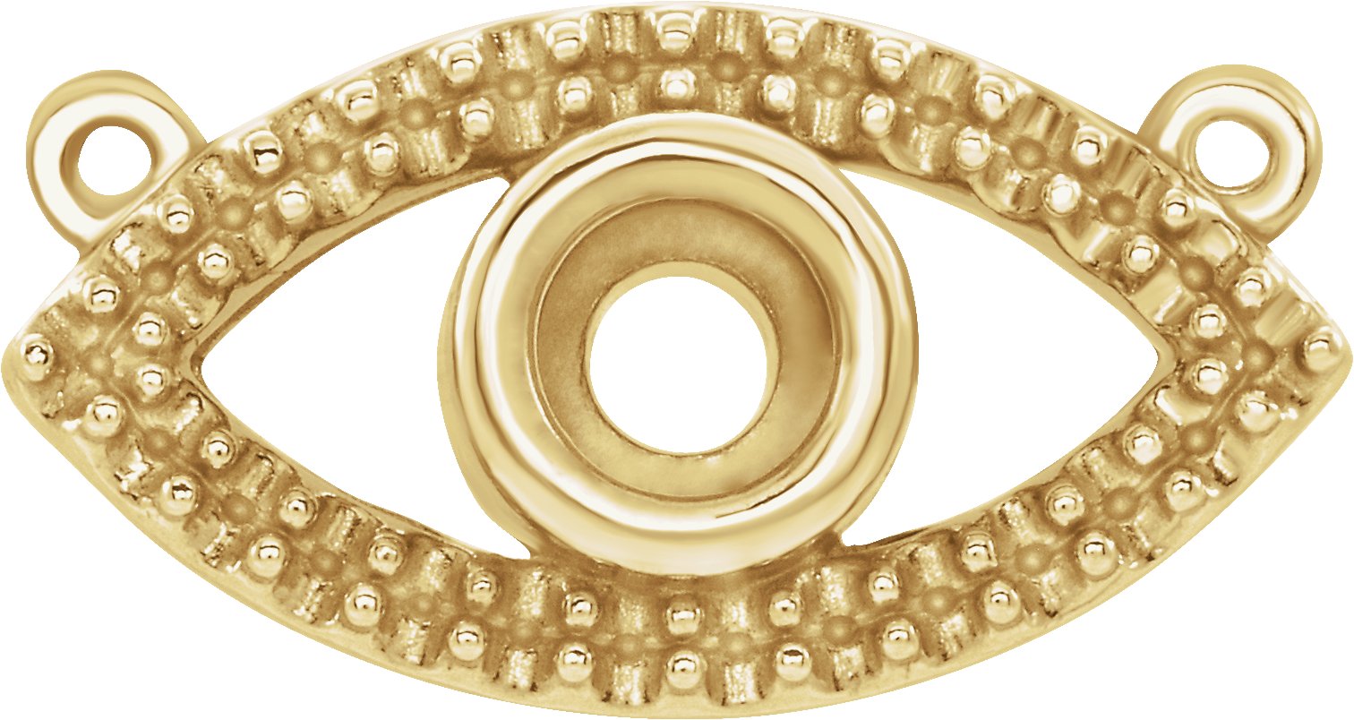 Accented Evil Eye Necklace or Center