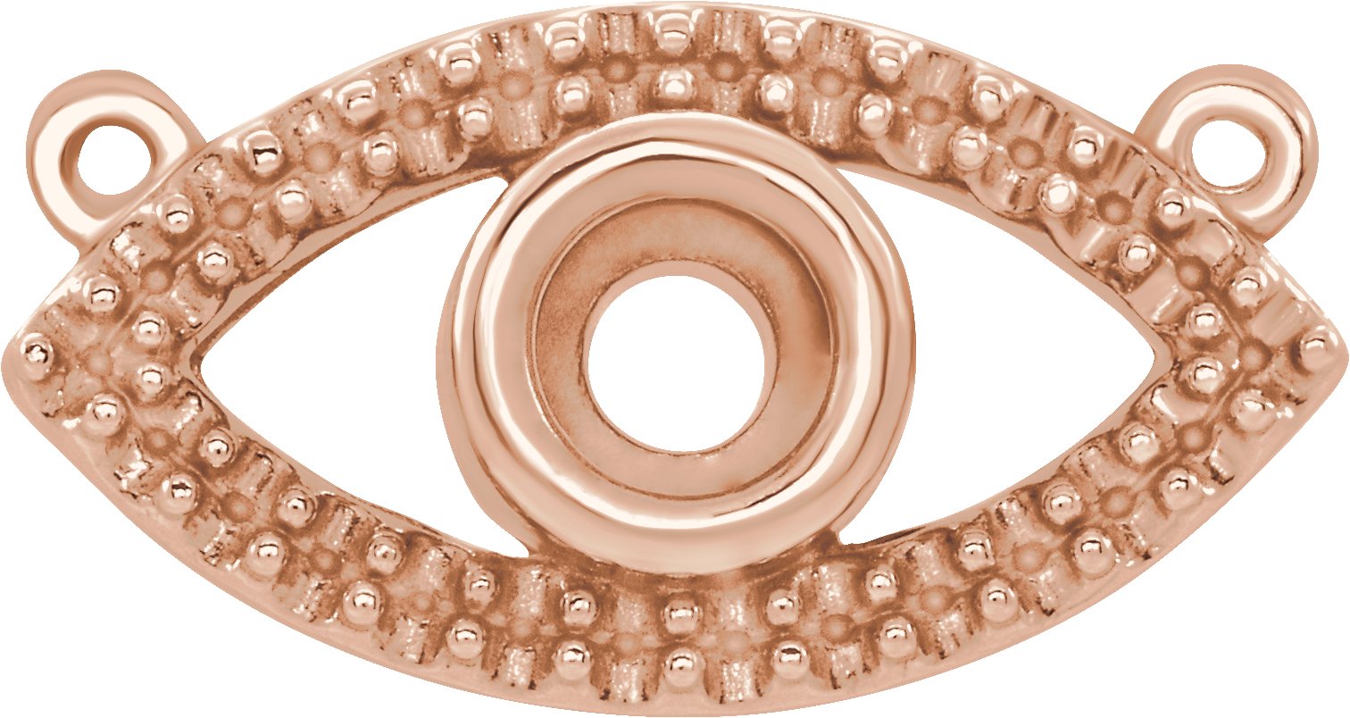 Accented Evil Eye Necklace or Center