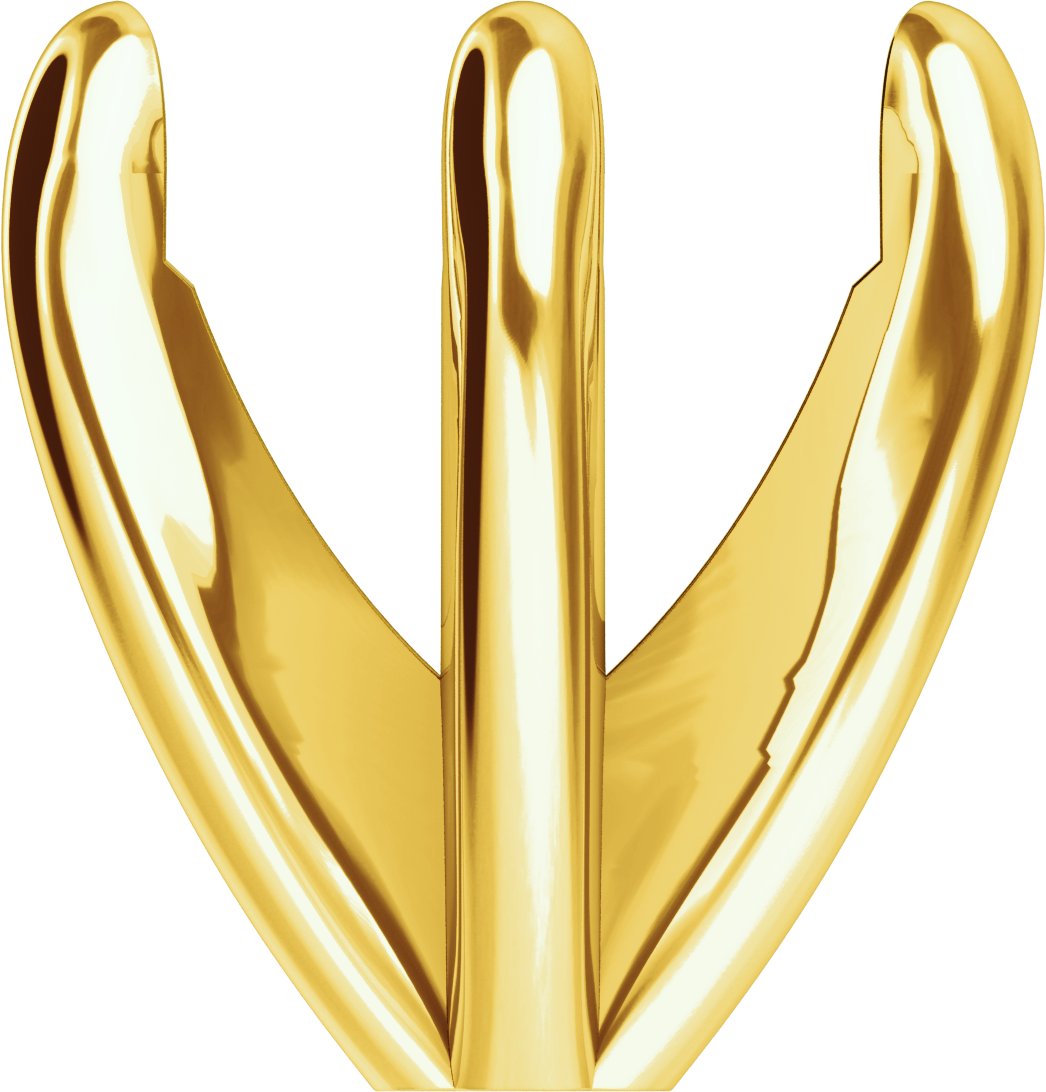 Pre-Notched Claw-Prong Shank Setting