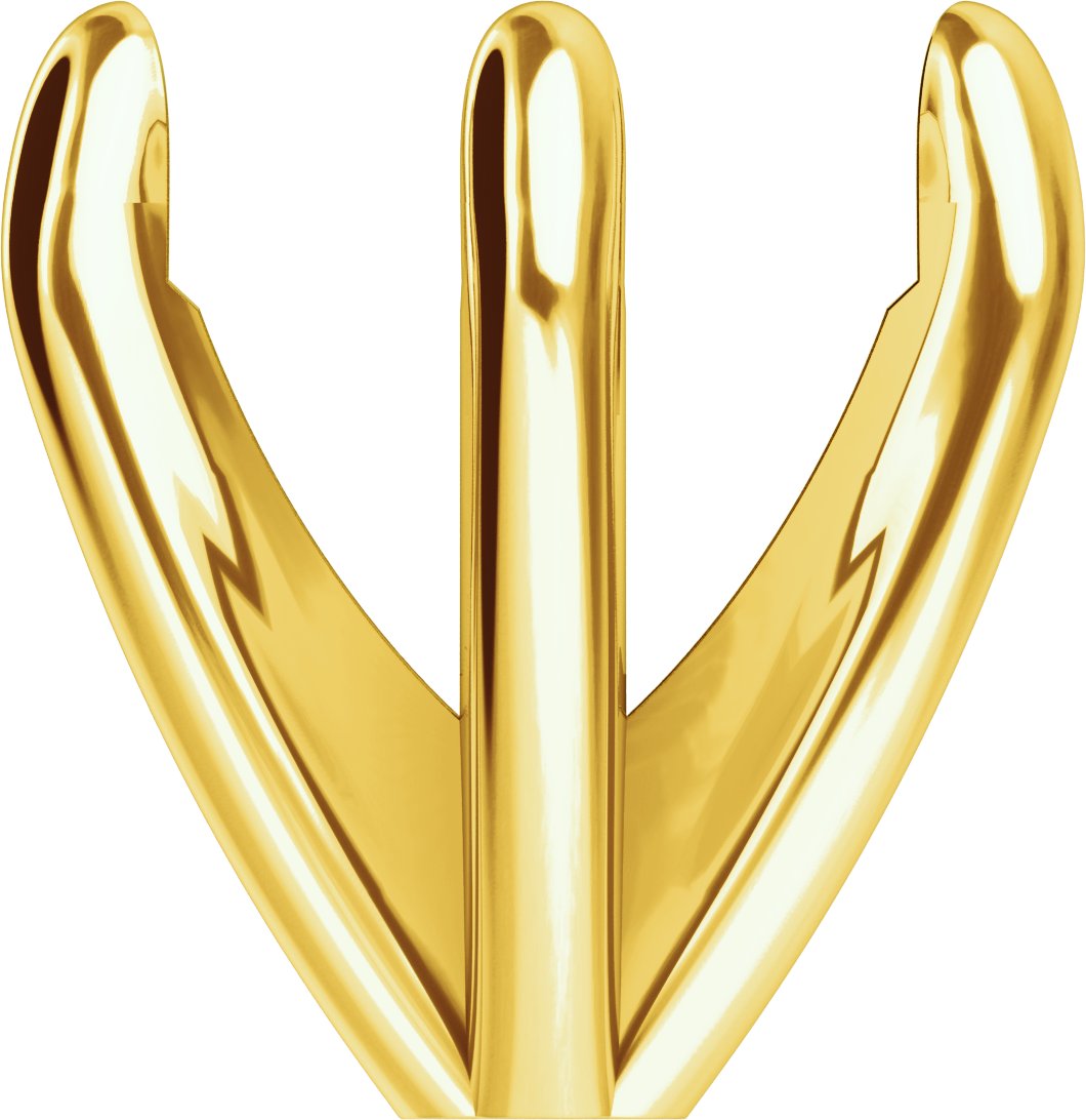 Pre-Notched Claw-Prong Shank Setting