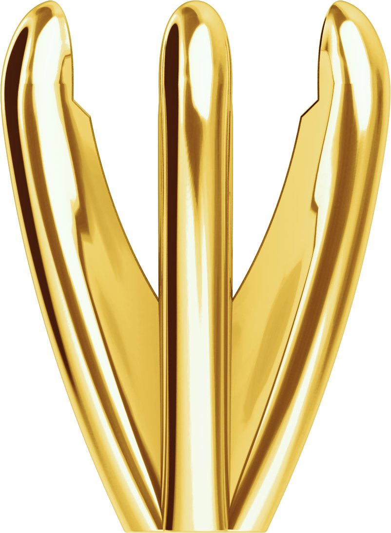Pre-Notched Claw-Prong Shank Setting