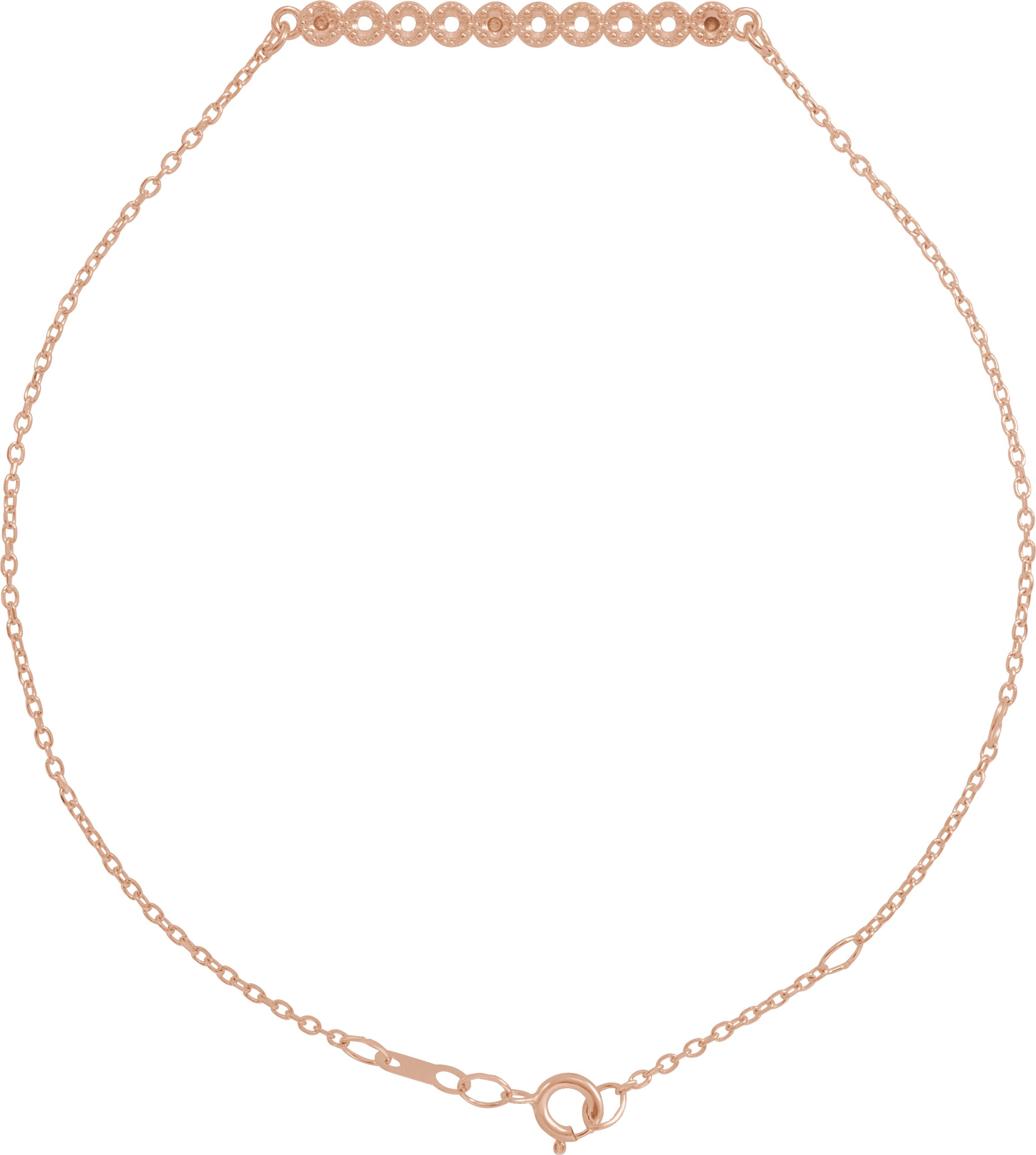 Кръгъл Бар 6 1/2-7 1/2" Bracelet Монтаж