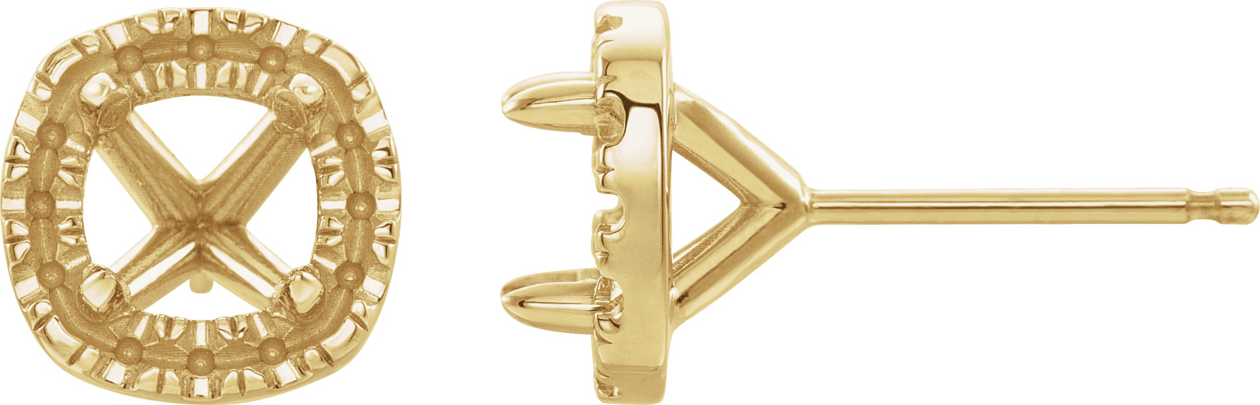 Cocktail-Style Halo-Style Earrings