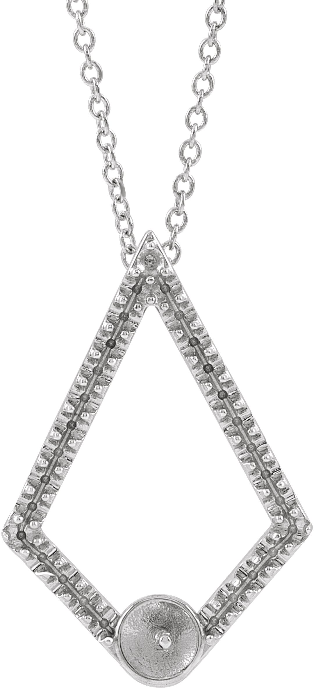 Pearl Geometric Necklace or Pendant
