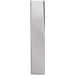 Platinum 24.63x4.97 mm Engravable Sculptural Bar Slide Pendant
