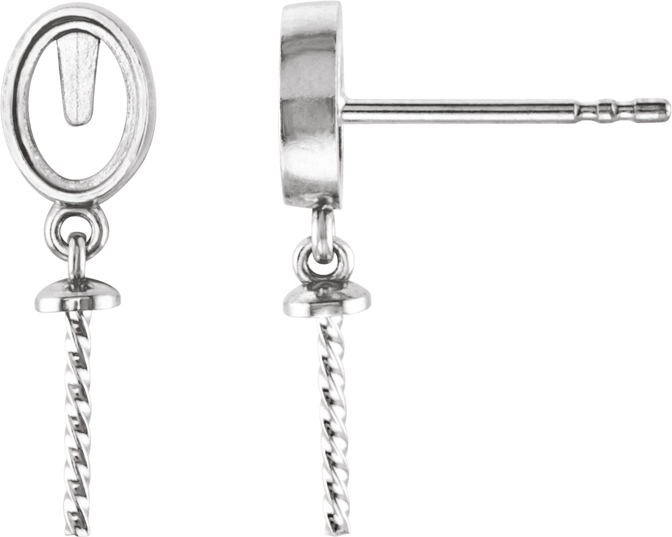 Accented Pearl Earrings