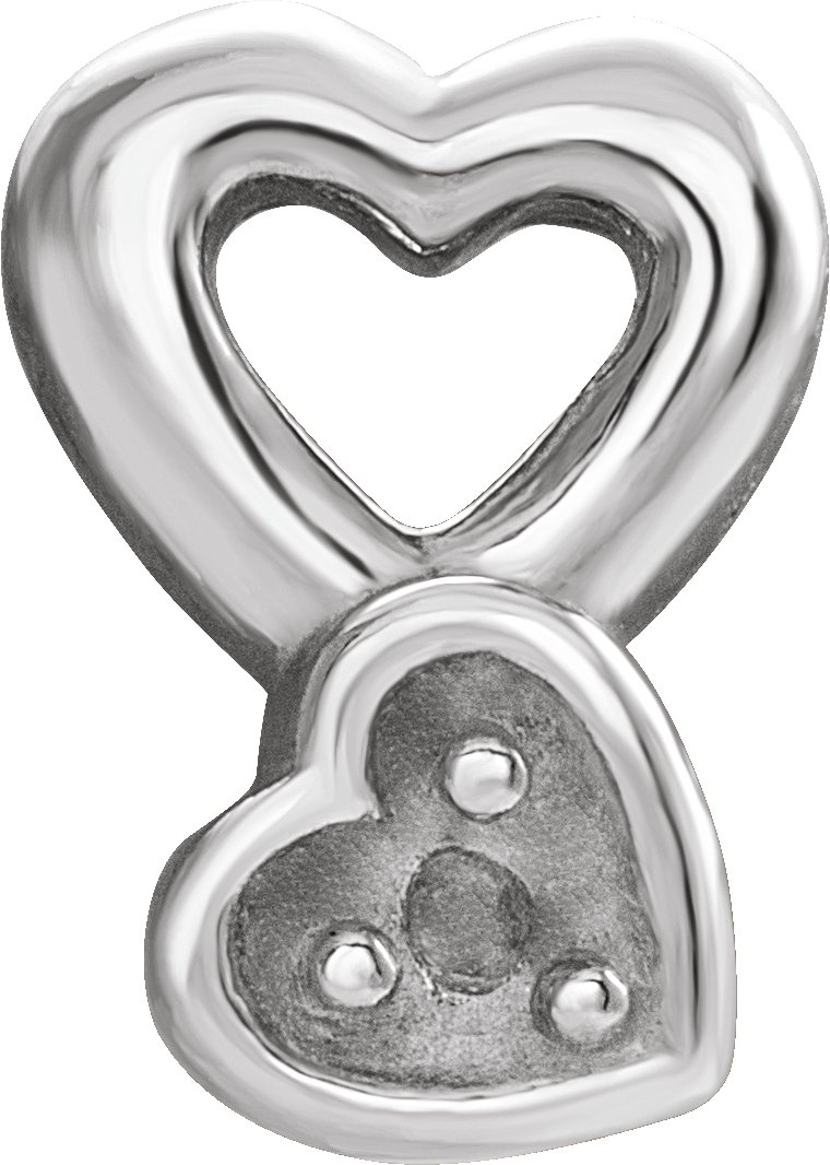Round 3-Prong Heart Earring Setting