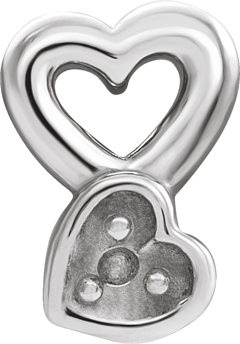 Round 3-Prong Heart Earring Setting