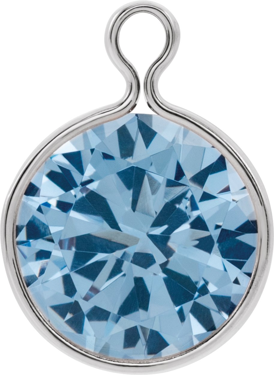 Round Cinch Bezel Dangle Mounting