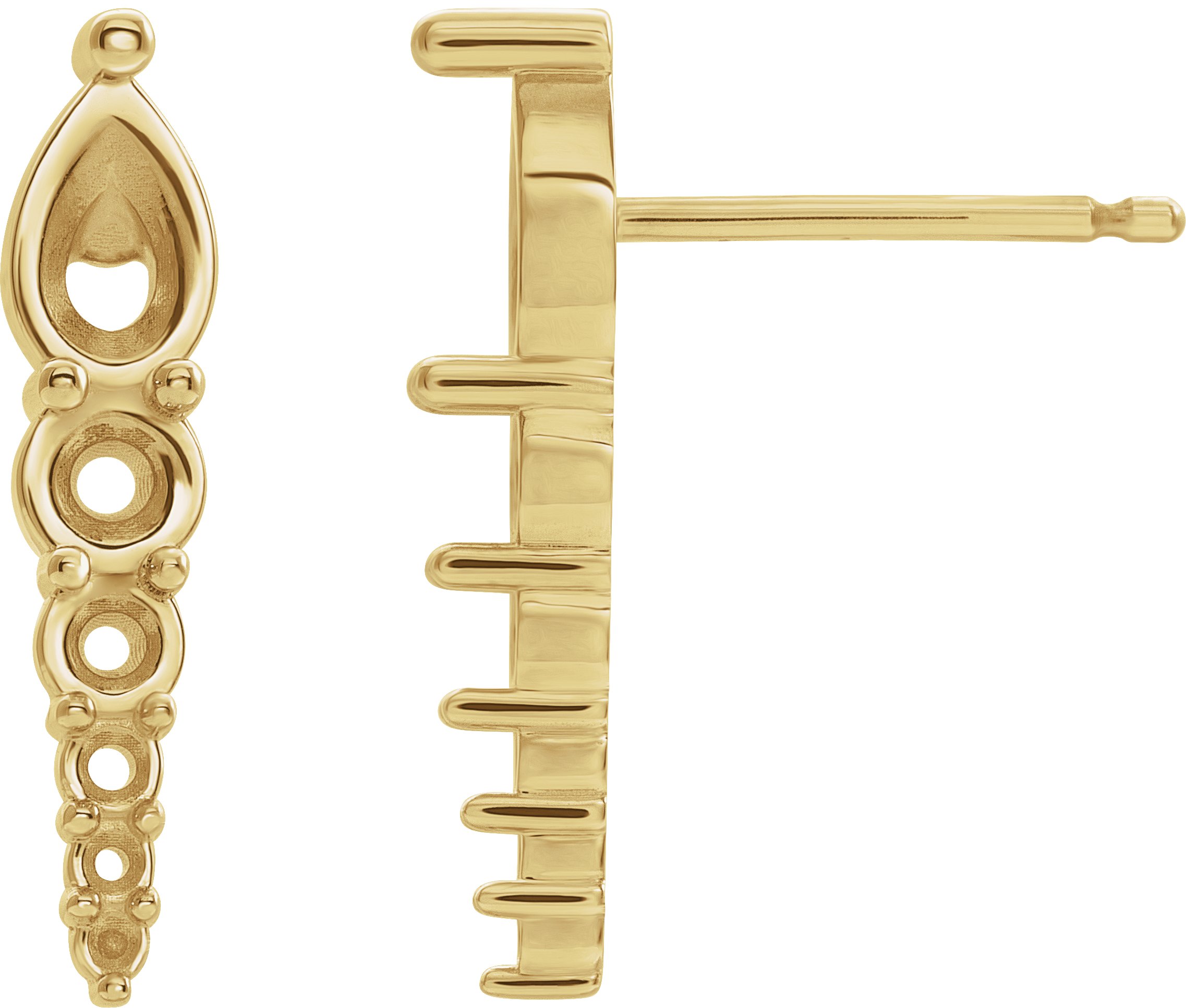Accented Bar Earrings
