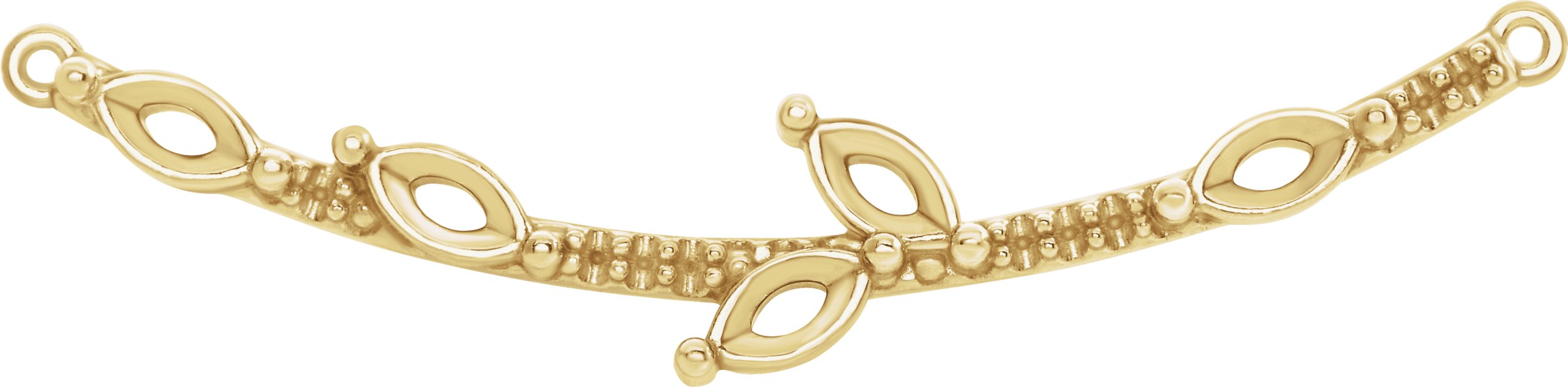 Family Curved Bar Necklace or Center