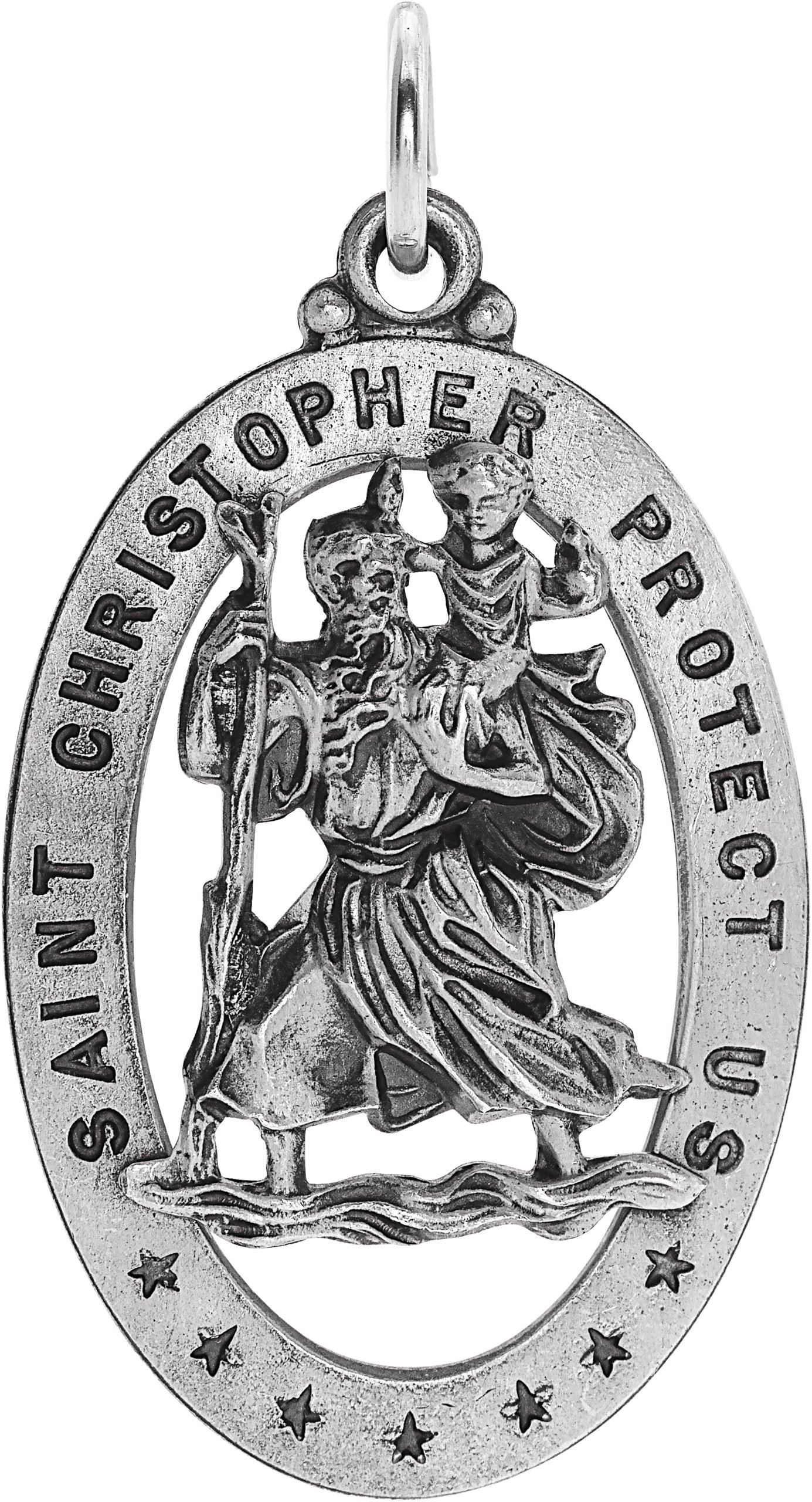 St. Christopher Medal Necklace or Pendant