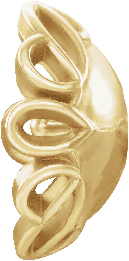 Pearl Earring Scroll Setting®