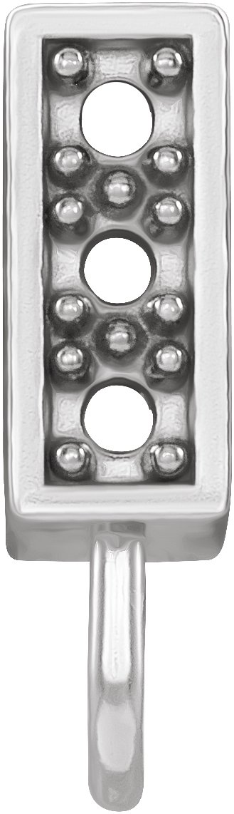 Three-Stone Earring Top Setting