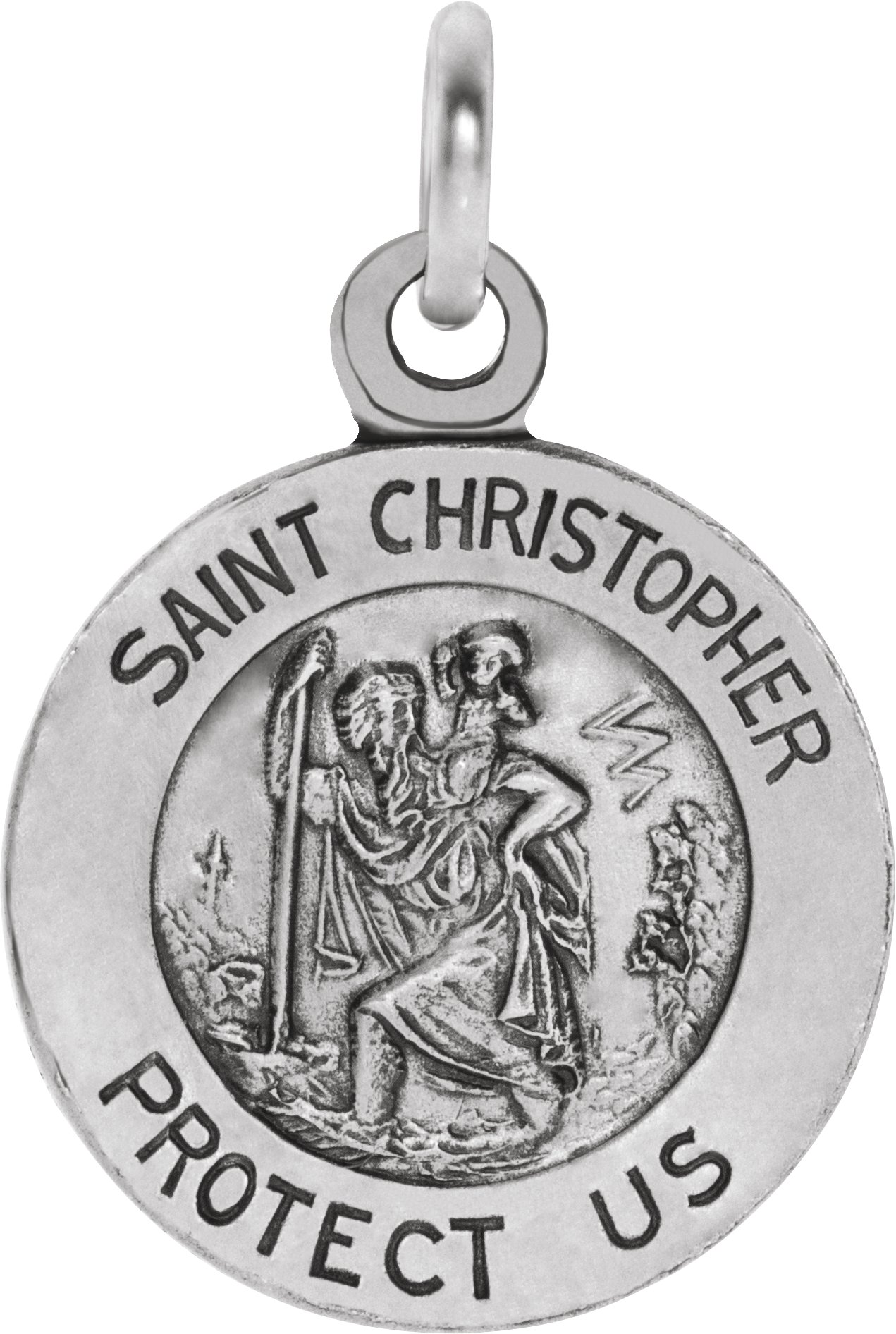 Sterling Silver 8 mm St. Christopher Medal Ref 14761722