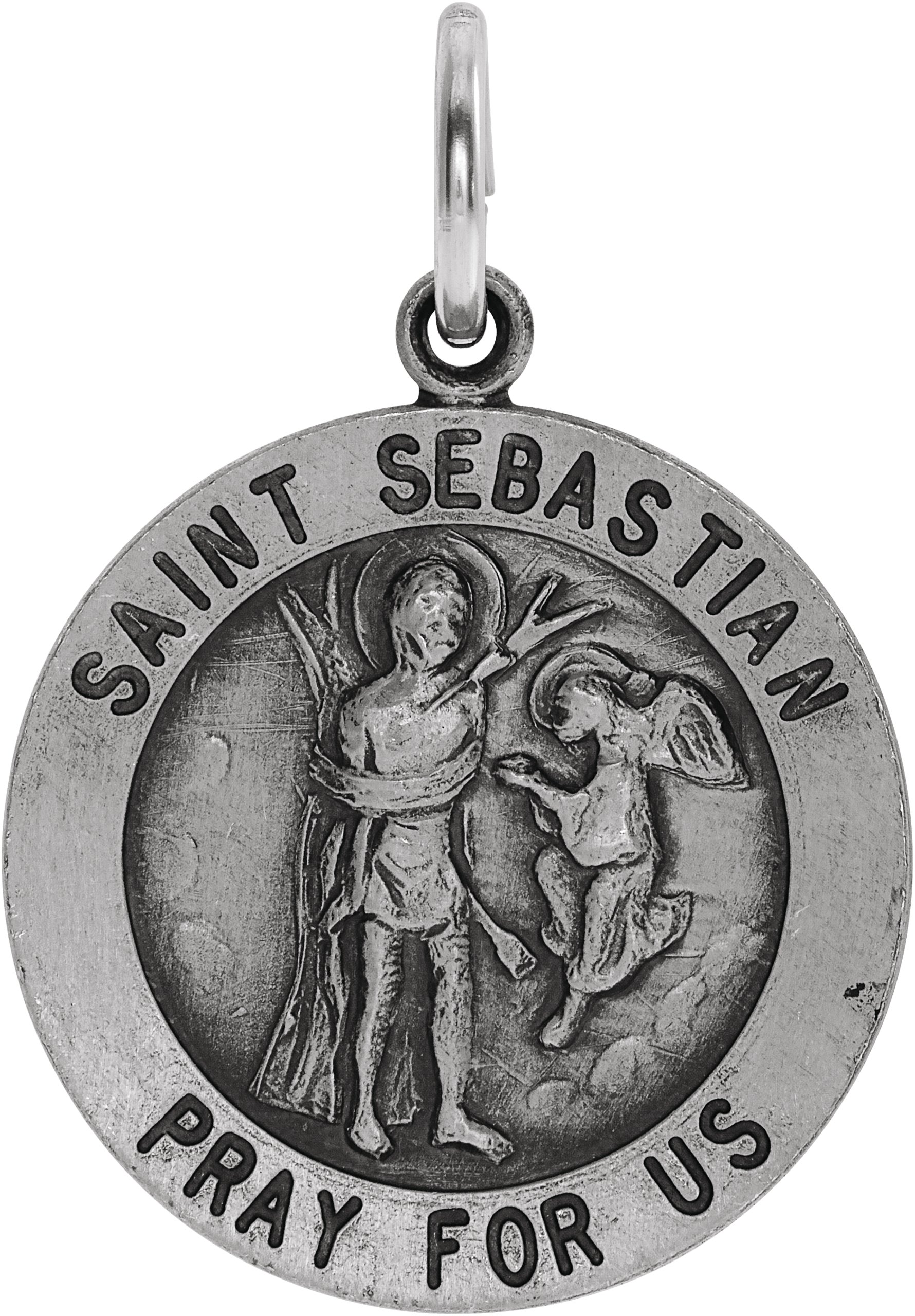 St. Sebastian Medal Necklace or Pendant