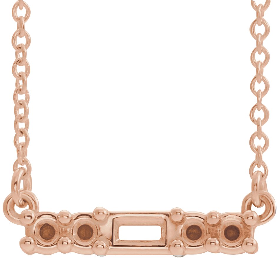 Accented Bar Necklace or Center