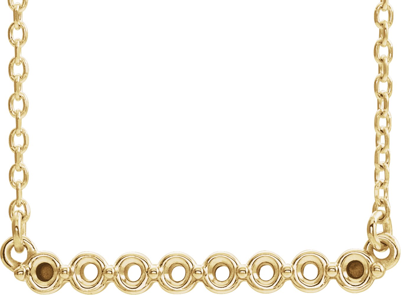 Accented Bar Necklace or Center