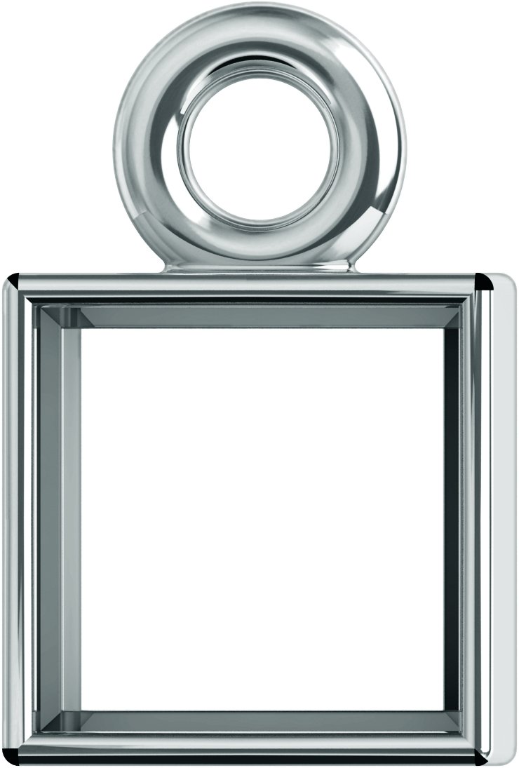 Bezel-Set Dangle
