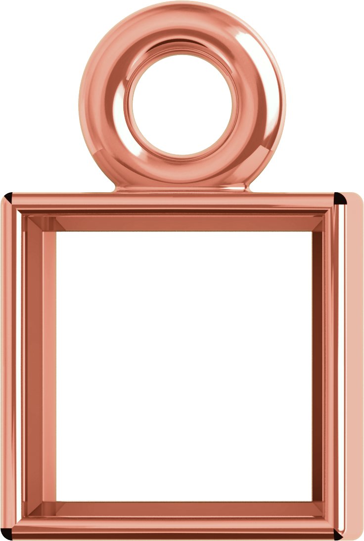 Bezel-Set Dangle