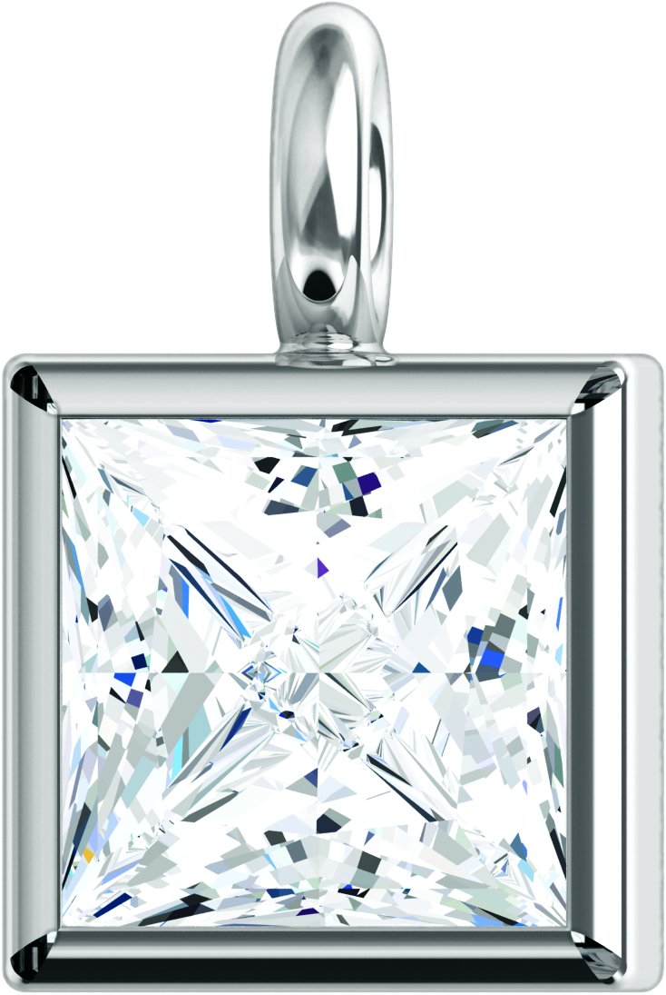 Bezel-Set Dangle
